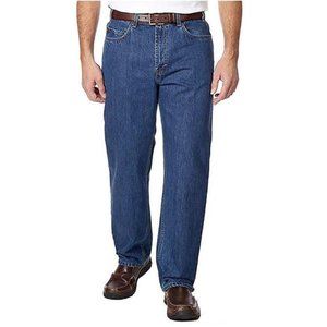 NEW Kirkland Signature Relaxed 5-Pocket Blue Jean